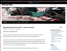 Tablet Screenshot of naehsprotte.de